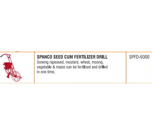 SPANCO SEED CUM FERTILIZER DRILL